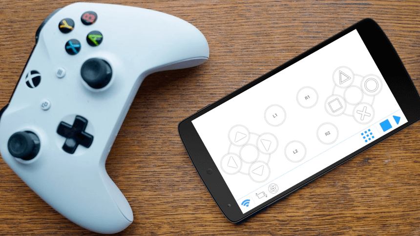 turn android phone into game controller